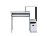 Lyphre Antique White & Black Finish Desk Model 92762 By ACME Furniture